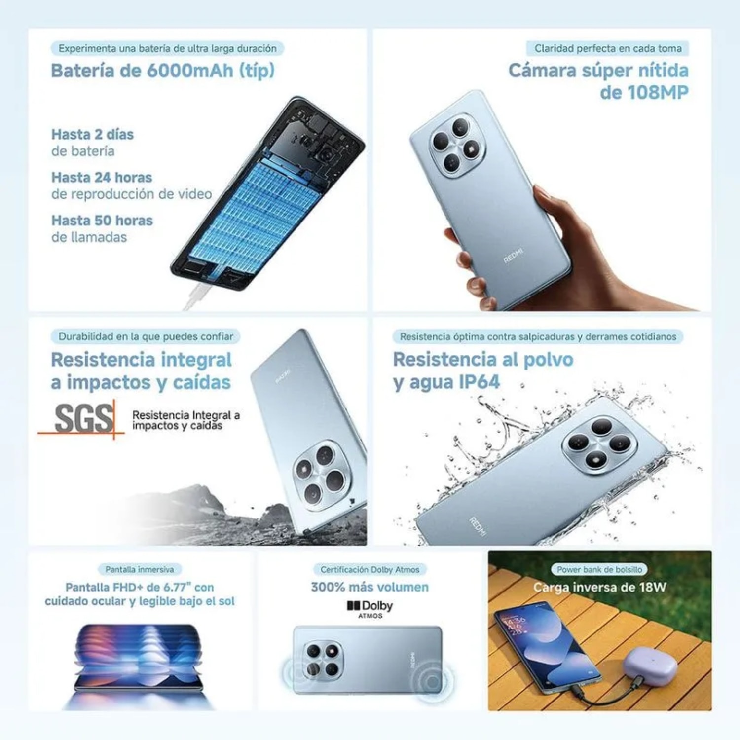 Celular Xiaomi Redmi Note 15 8+256gb — imagen 8