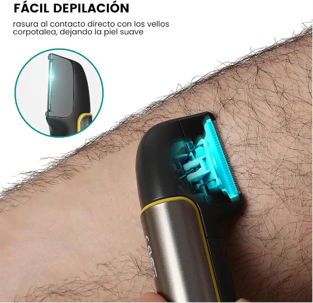 Rasuradora Eléctrica Bomidi Afeitadora de Vello Corporal HT1 - Negro — imagen 5