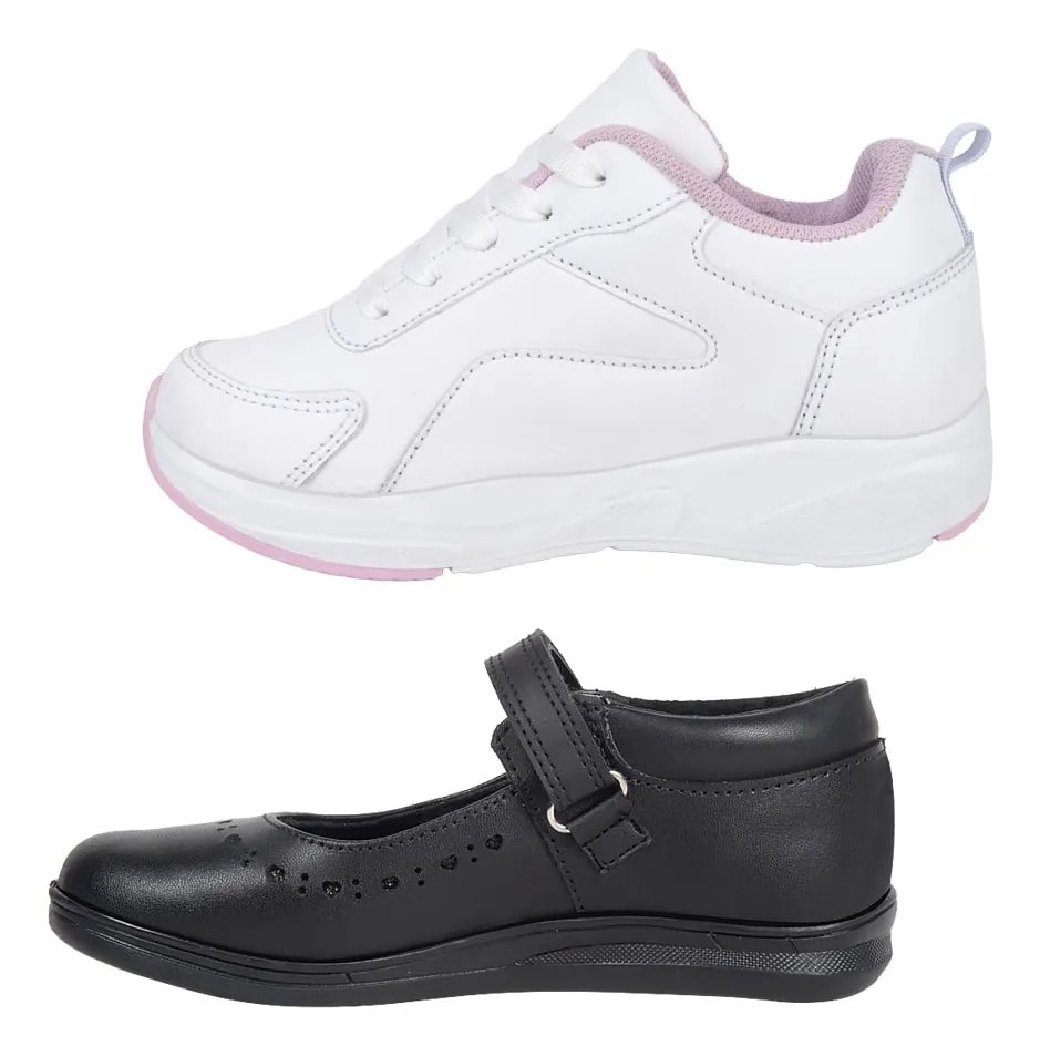 Zapato Escolar Mirage Niña Y Tenis Liso 1343976 — imagen 19