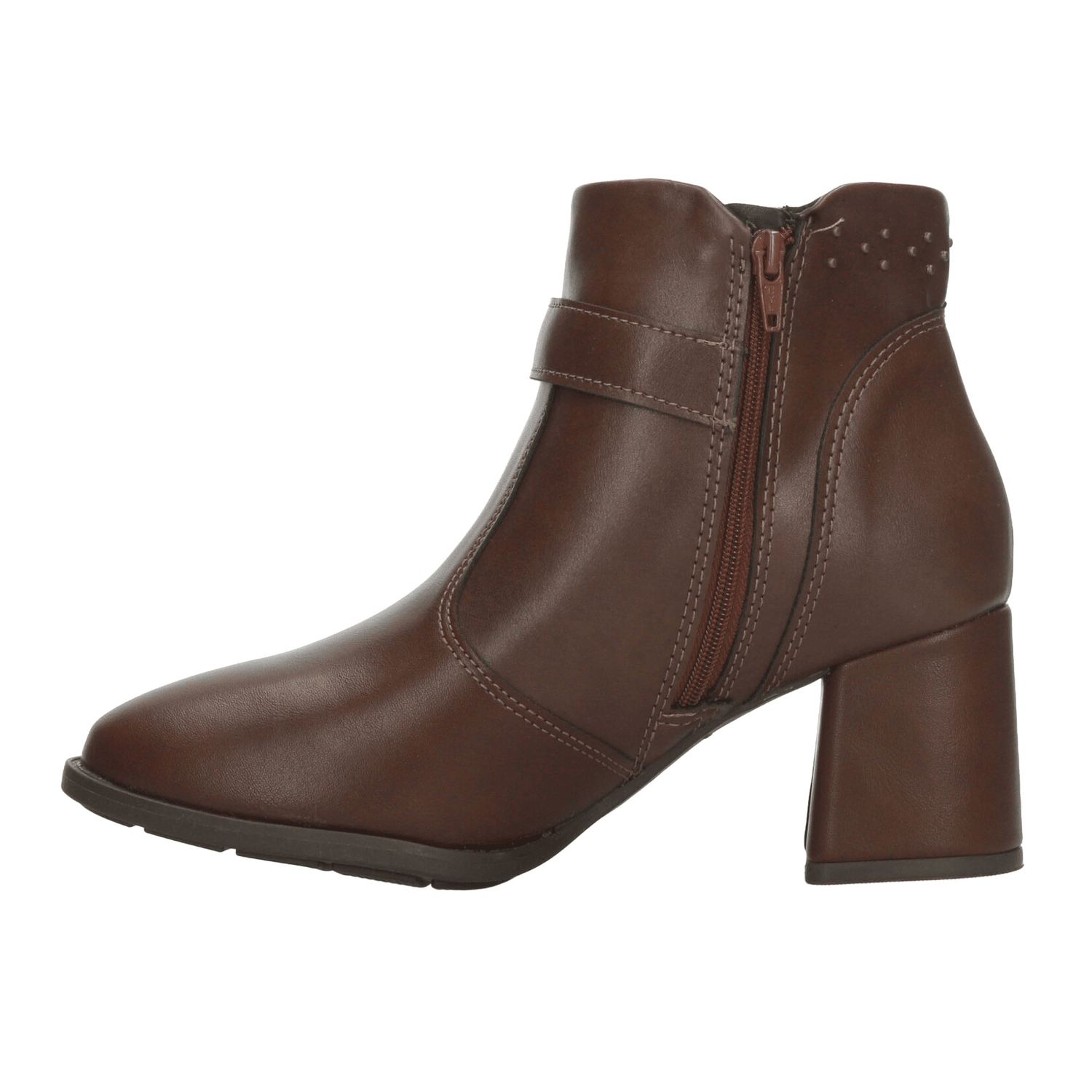 Botín Modare Dama Casual Tacón Cómodo Café Mujer — imagen 5