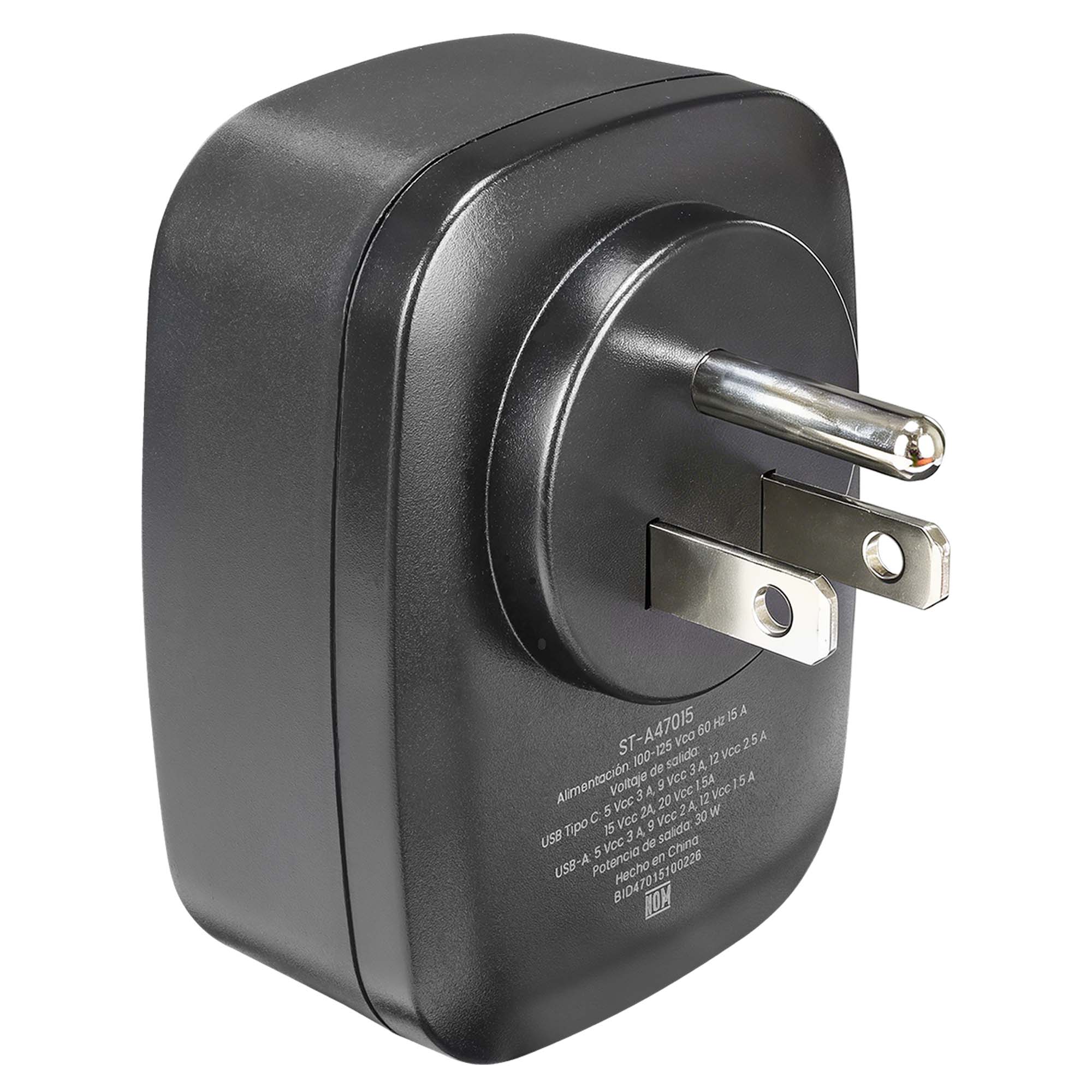 Contacto pared STF GaN 30W USB y USB-C - Carga ultra rápida 5 dispositivos — image 8