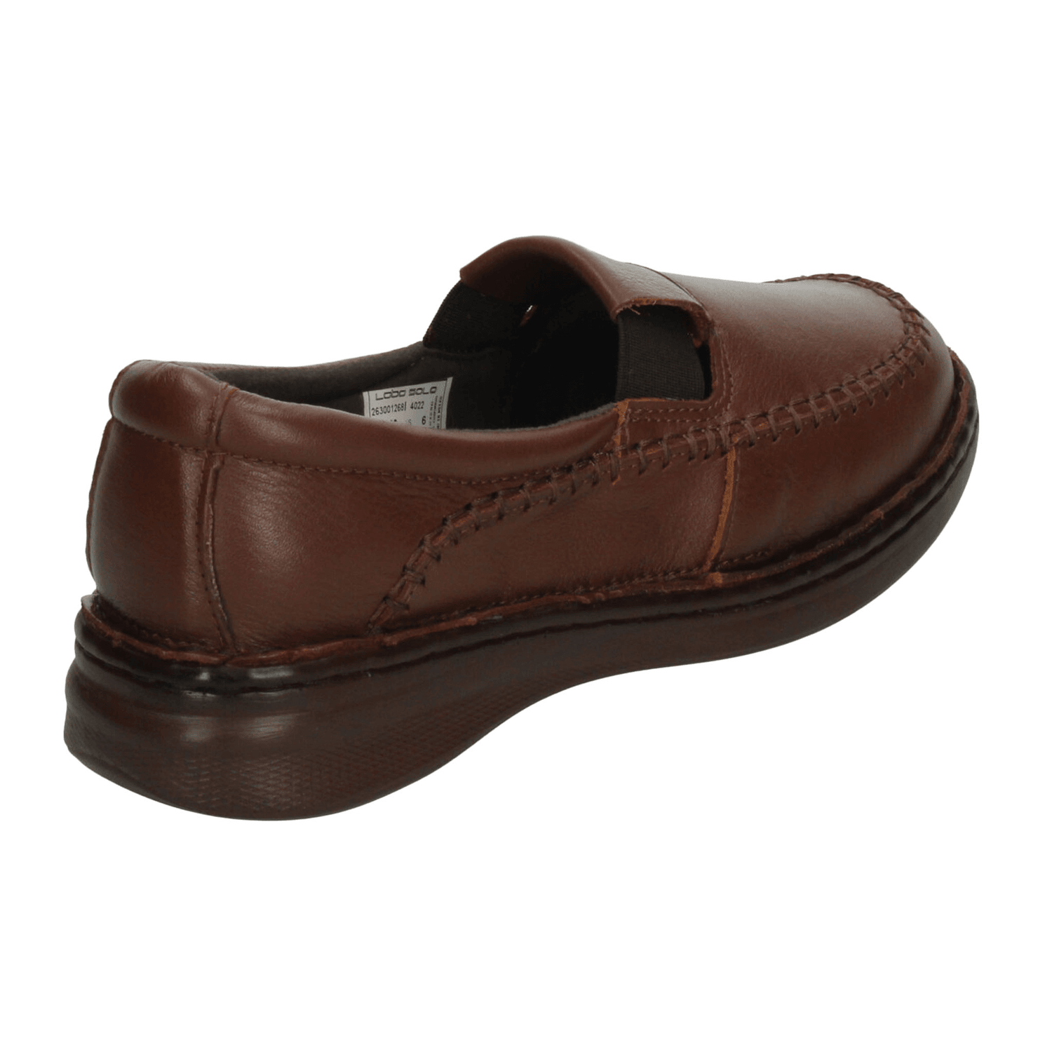 Zapato Lobo Solo Dama Café Confort Mocasín Casual Mujer — imagen 4