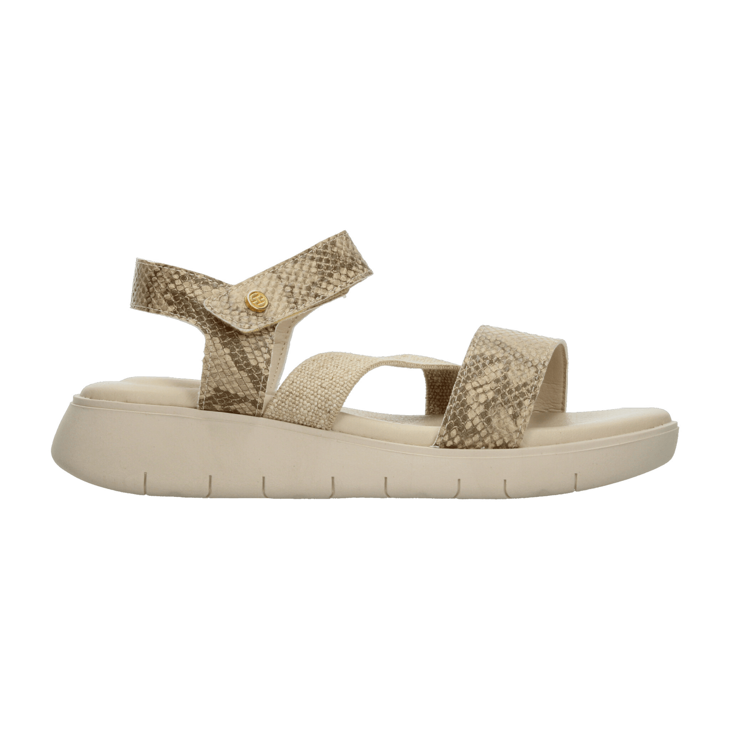 Sandalias Hispana Dama Casual Beige Mujer — imagen 1
