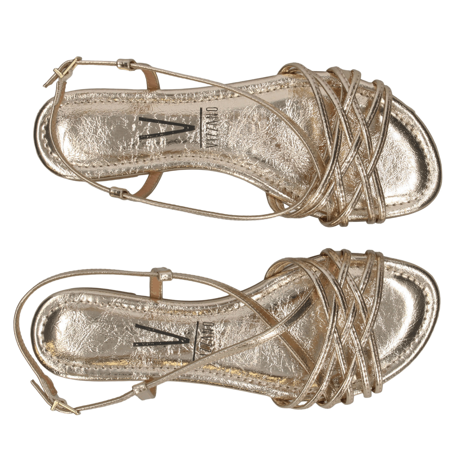Sandalias Vizzano Dama Dorado Casual Para Mujer — imagen 11