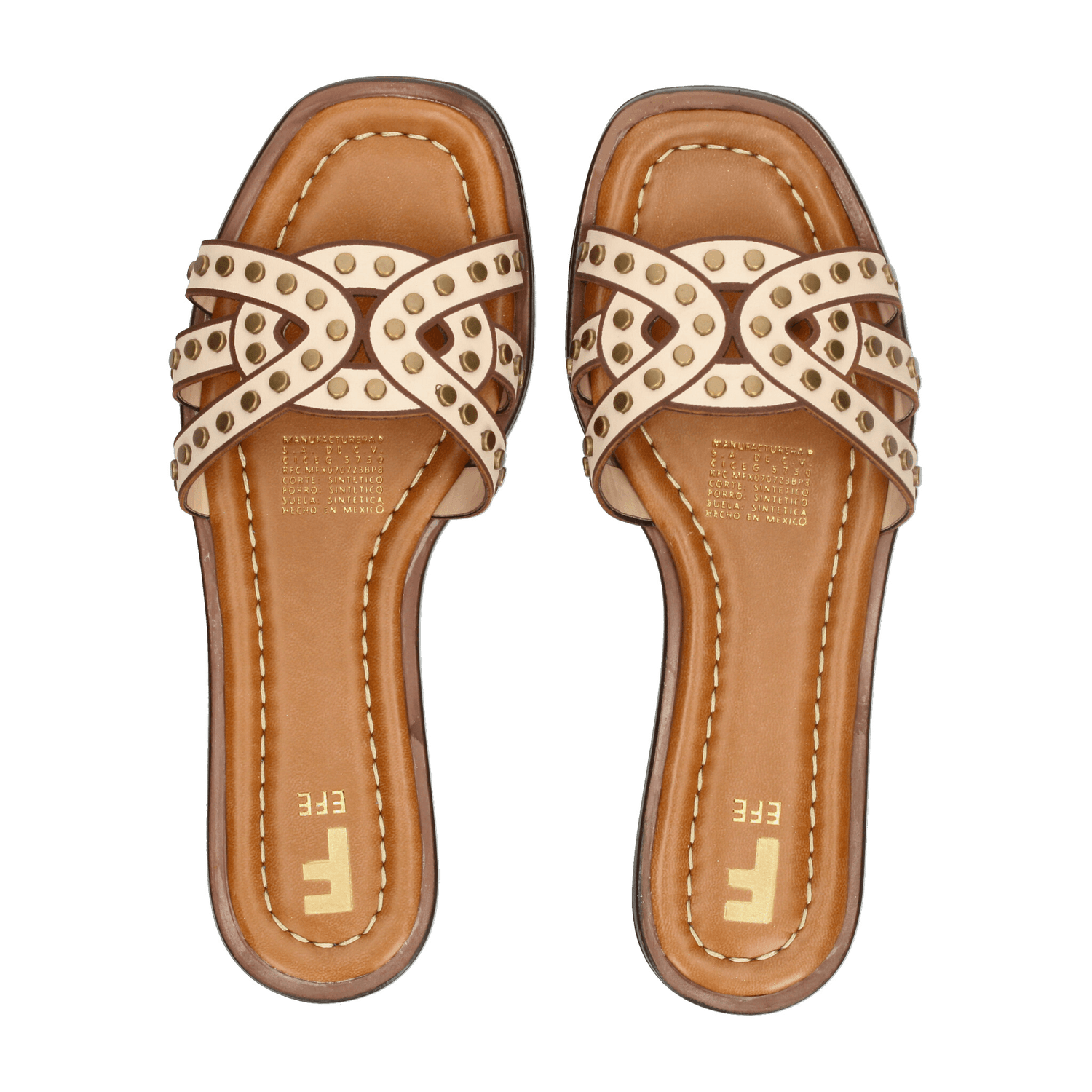 Sandalias Dama Efe Cremita Casual Mujer — imagen 11