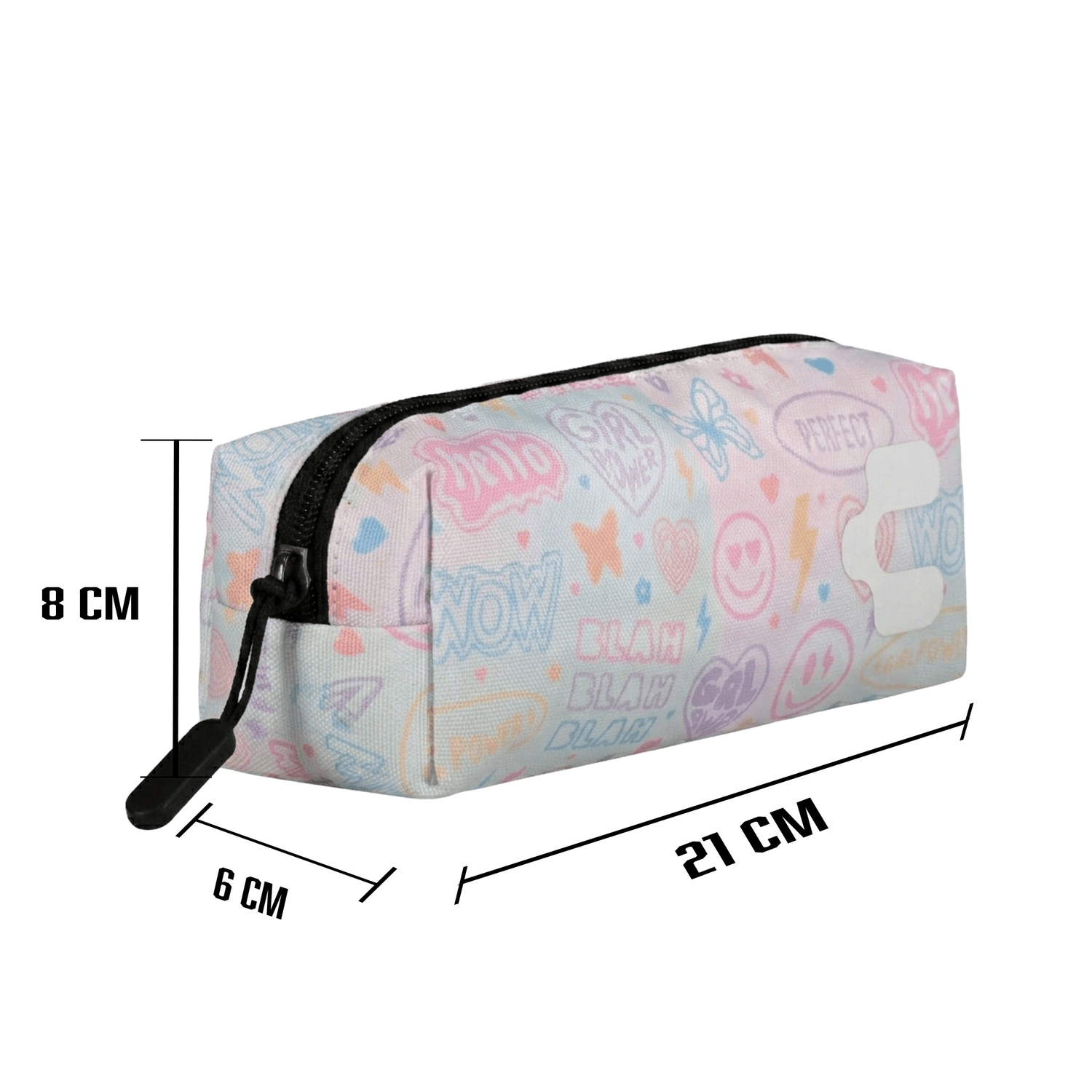 Mochila Charly Pastel Pop Niña Escolar Lonchera Blanco Infantil — imagen 7