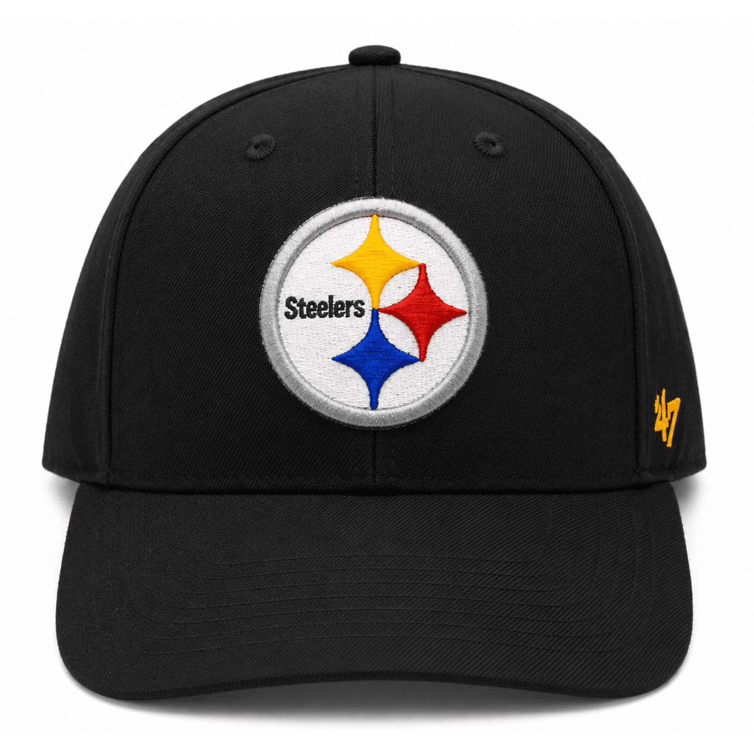 Gorra 47 Brand Steelers Negro Fútbol Americano Unisex — imagen 3