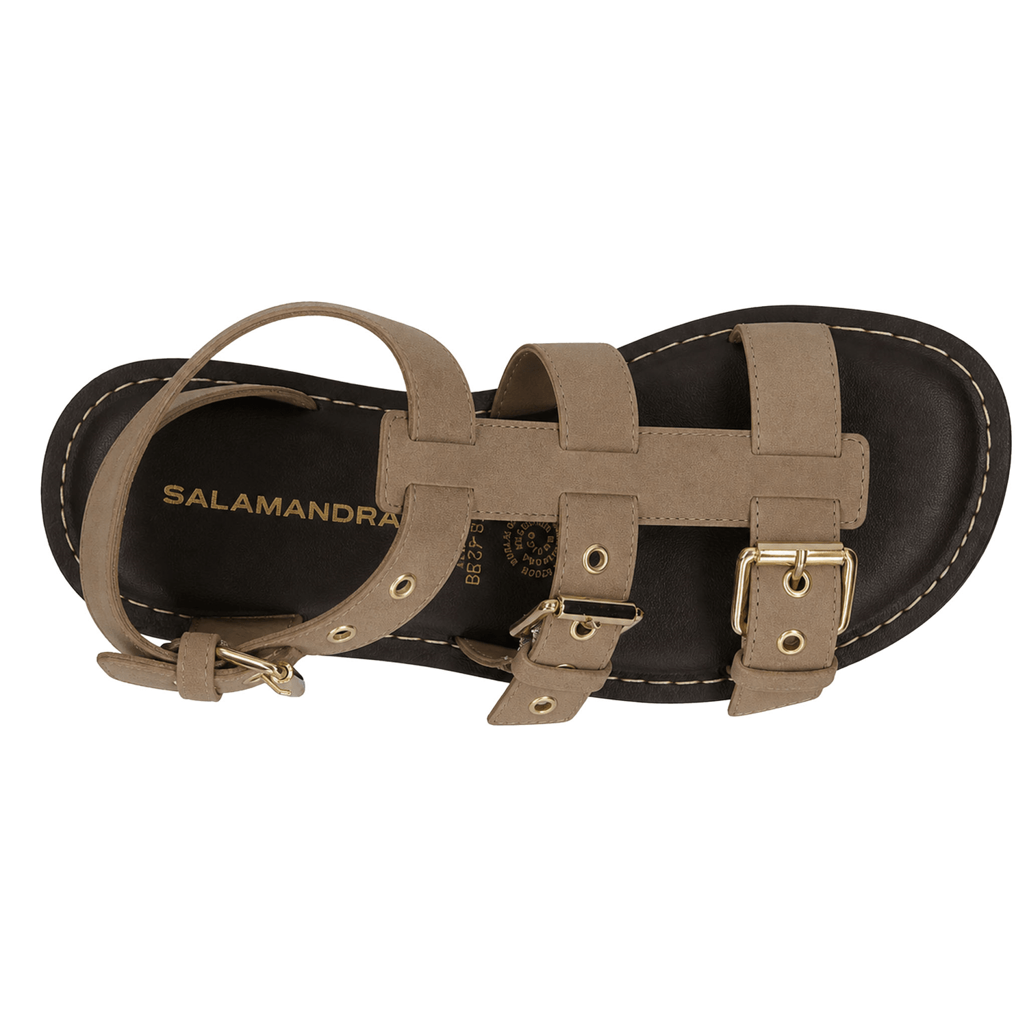 Sandalias Salamandra Dama Café Casual Para Mujer — imagen 9