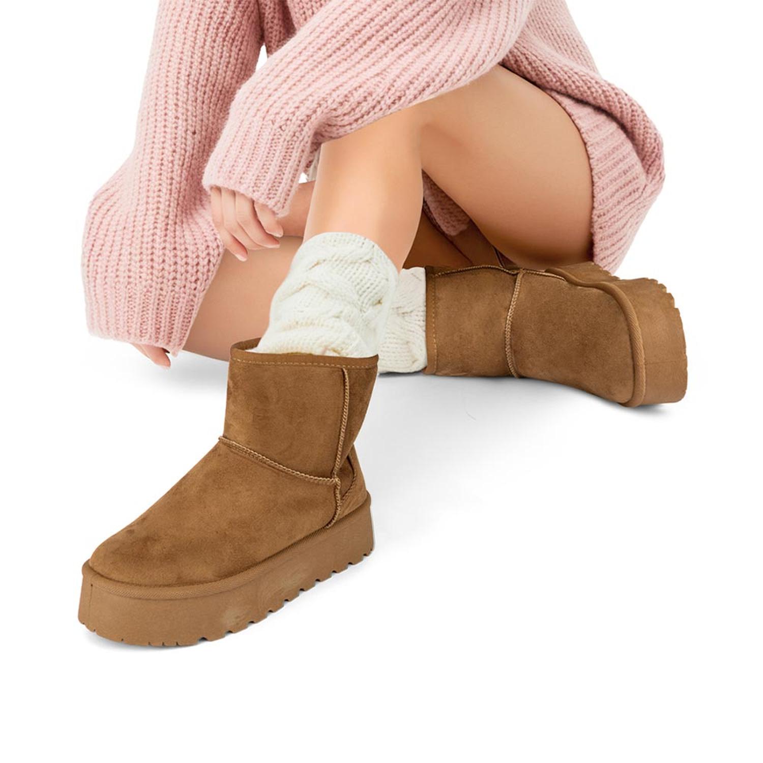BOTA DAMA PINK INVERNAL FORRO PELUCHE 4.5Cm 1101019 — imagen 1