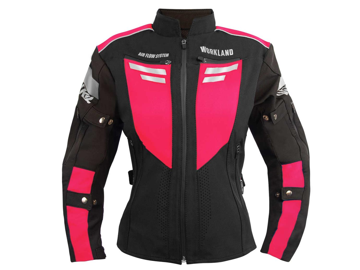 Chamarra moto mujer impermeable protecciones biker WKL 85 RS — imagen 1