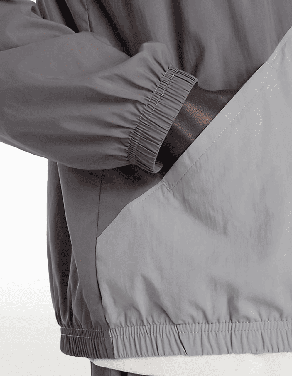 Chamarra New Balance Sport Legacy Gris - Hombre — imagen 3