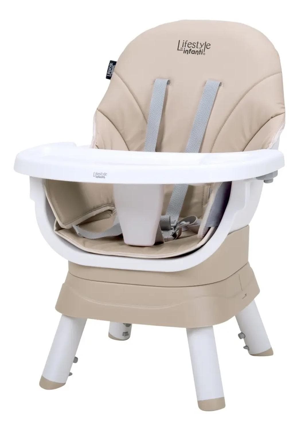 Silla Alta Infanti Abbie Beige Multifuncional Ajustable — imagen 4