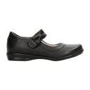 Zapato Lia Niña Escolar Colegio Cómodo Casual Negro Infantil T15-18
