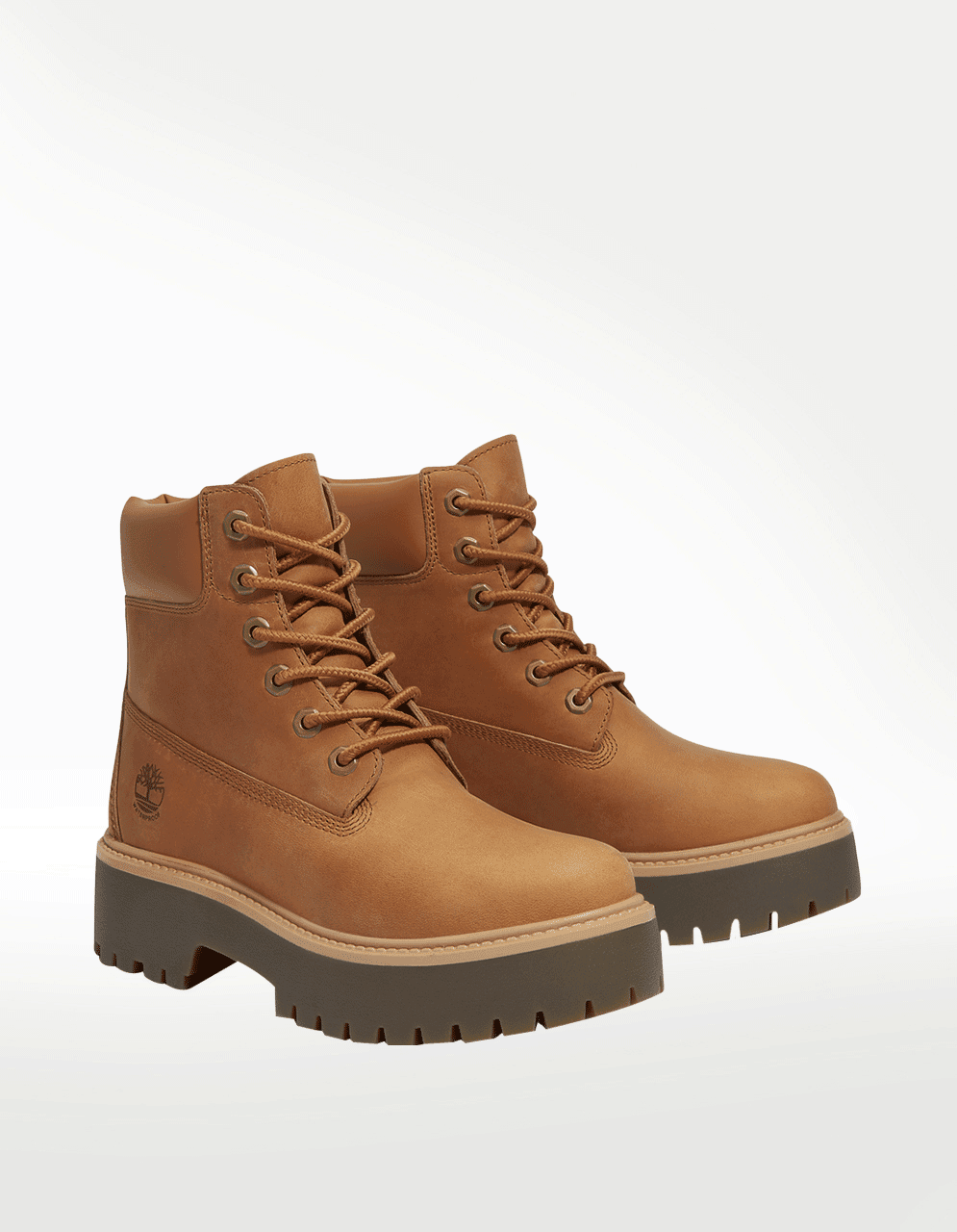 Tenis Timberland 6 Inch Lace Up Waterproof Boot Café - Mujer — imagen 5