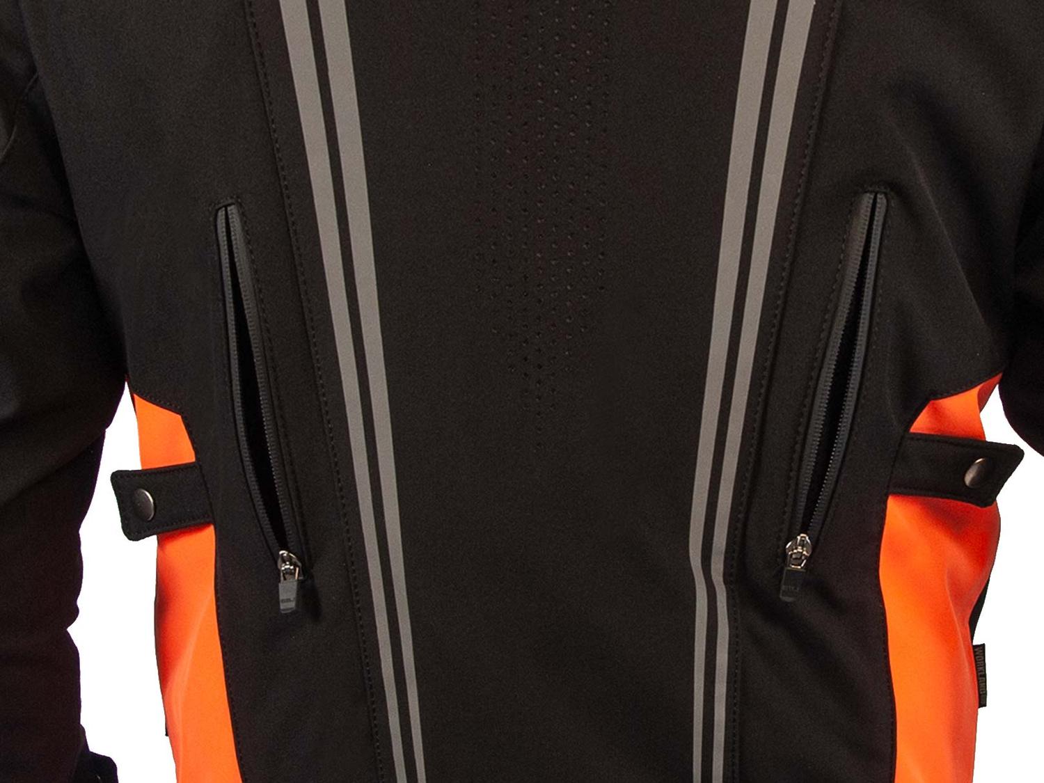 Chamarra moto hombre biker impermeable proteccion WKL 85-NNA — imagen 5