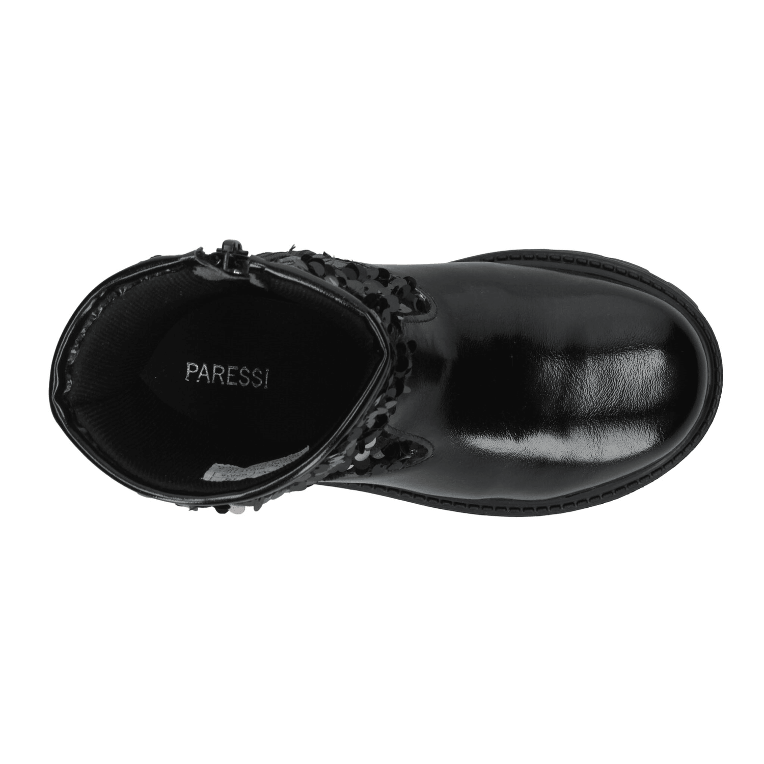 Bota Paressi Niña Casual Lentejuela Infantil Negra T18-22 — imagen 8