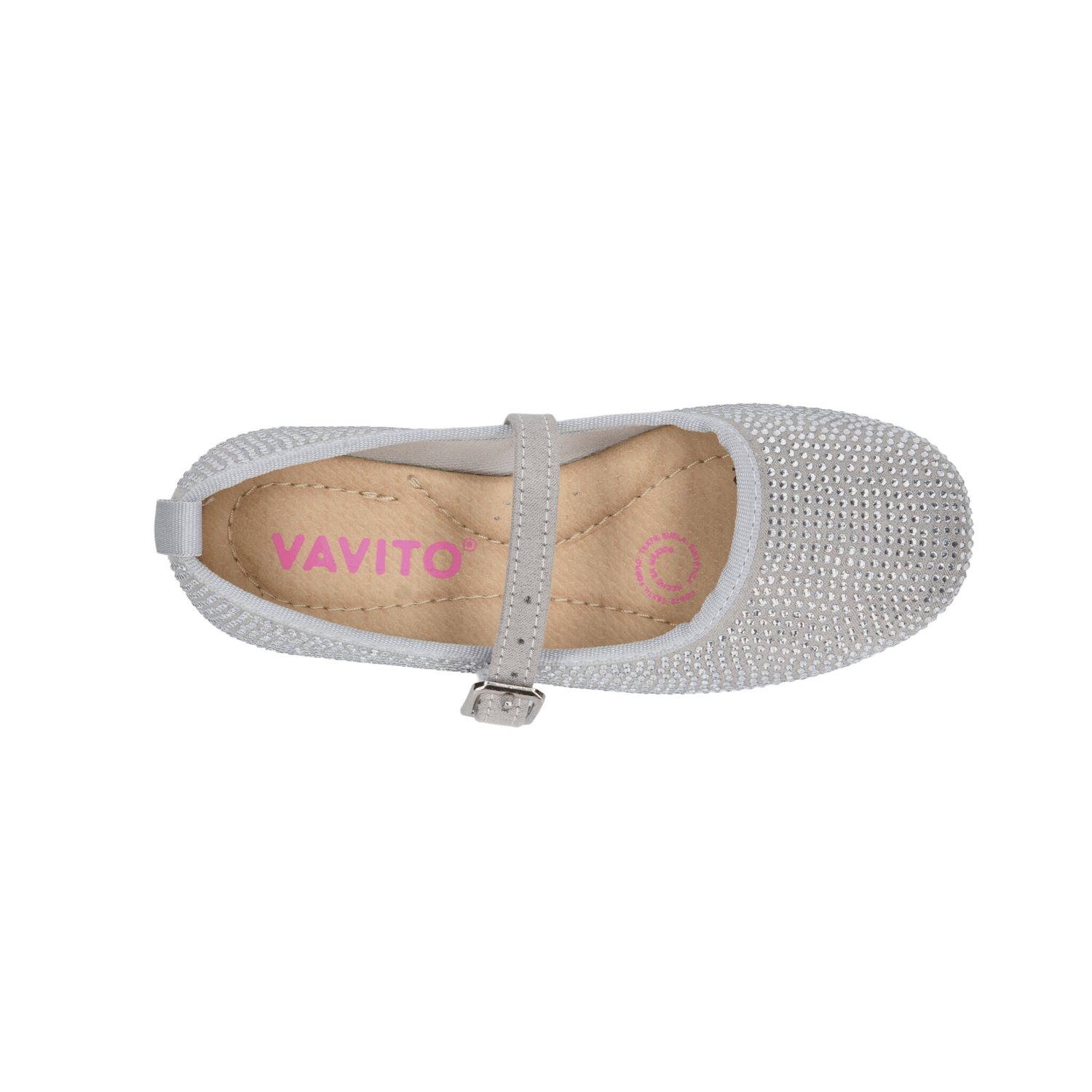 Zapato Niña Vavito Plateado Casual Infantil T18-22 — imagen 9