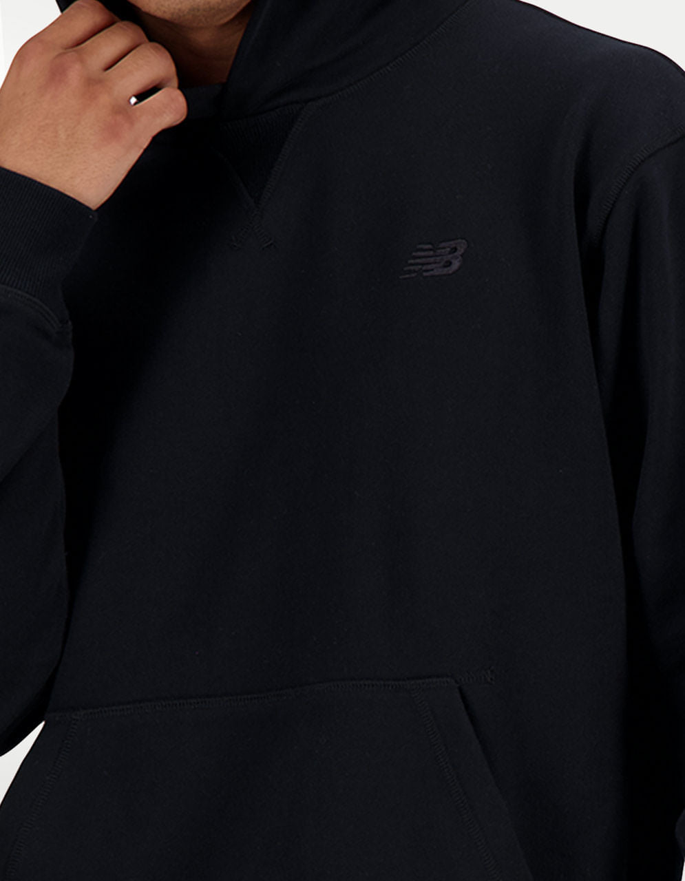Sudadera New Balance Athletics French Terry Negro - Hombre — imagen 4
