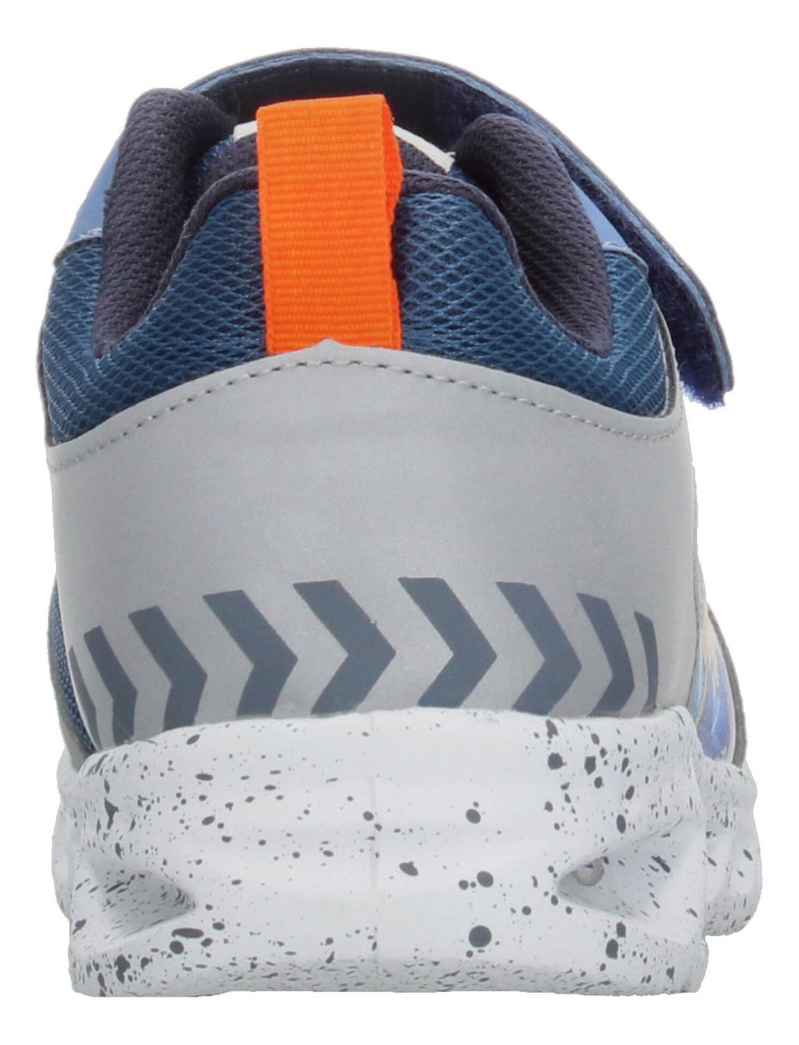 Tenis Sonic Niño Cinta Adhesiva Luz Azul Infantil T18-22 — imagen 7