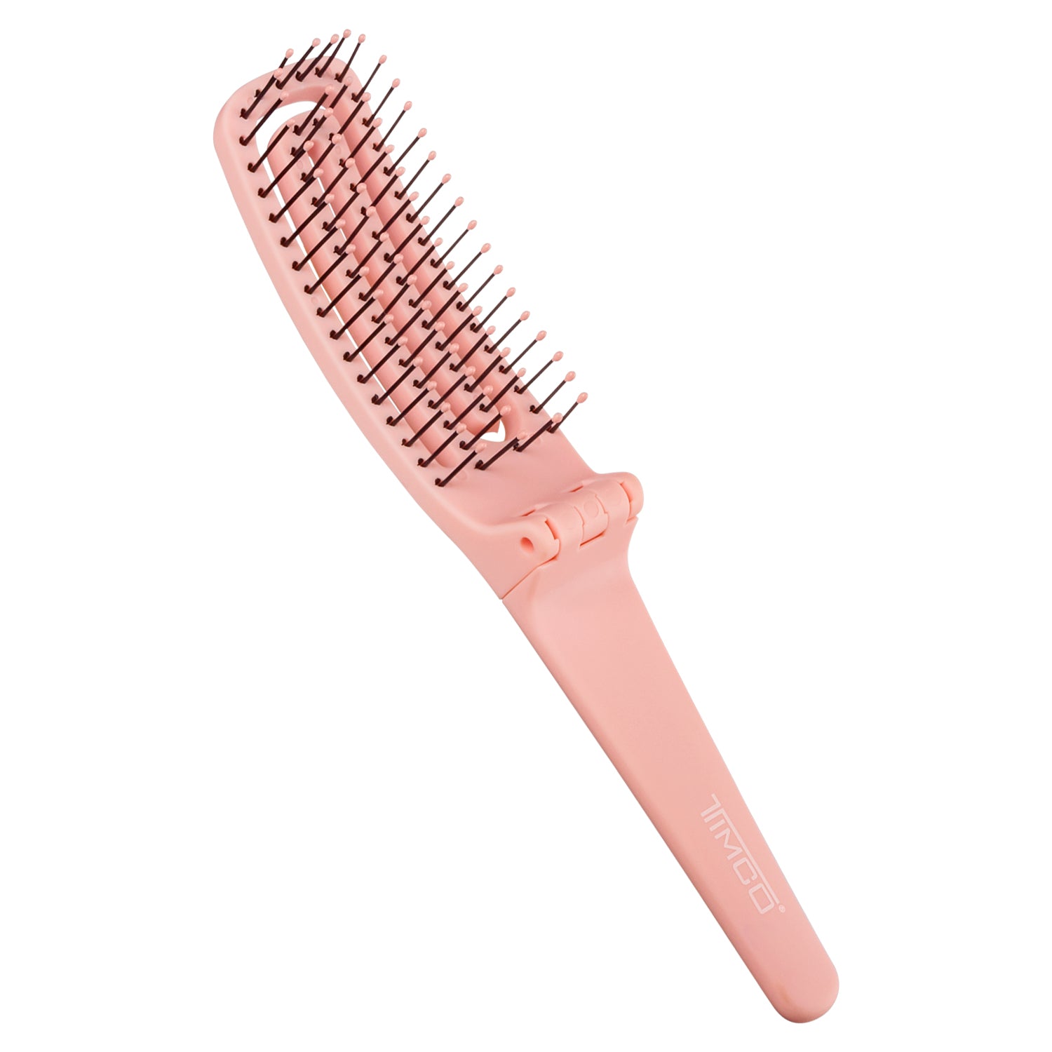 Cepillo de Cabello Plegable Compacto Ideal para Viaje Cerdas Suaves Timco C6120 — imagen 2