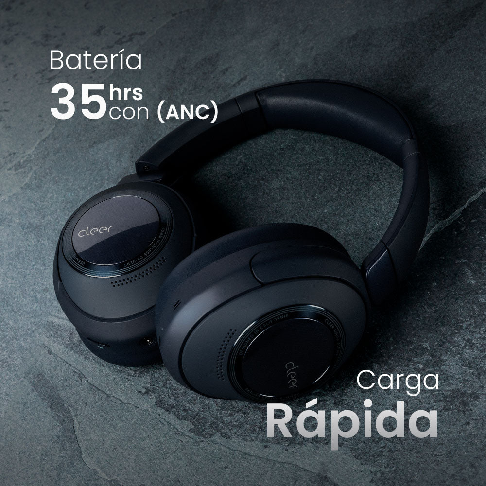 Audifonos Inalámbricos Over Ear Cleer Alpha STF ANC 35h Uso Negro — imagen 9