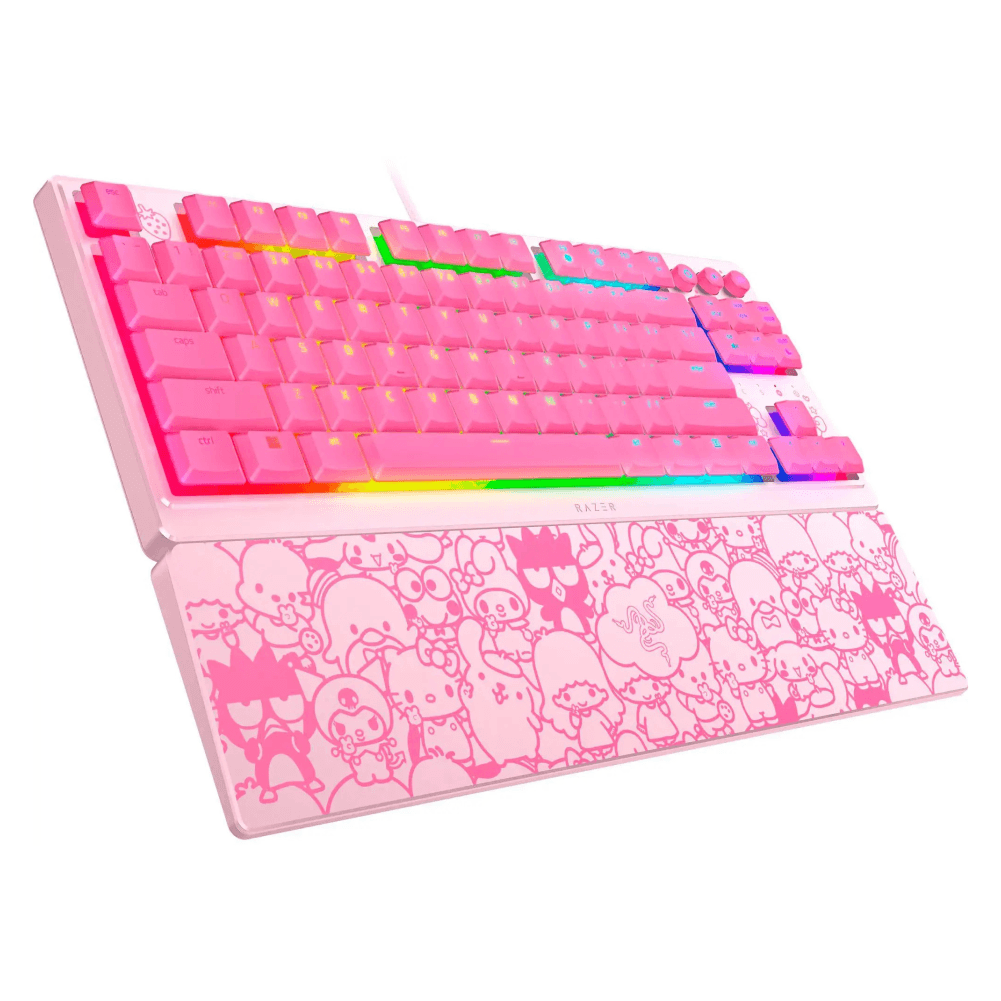 Teclado Gamer Alámbrico Razer Ornata V3 Tenkeyless (Ingles) - Hello Kitty and Friends — imagen 4