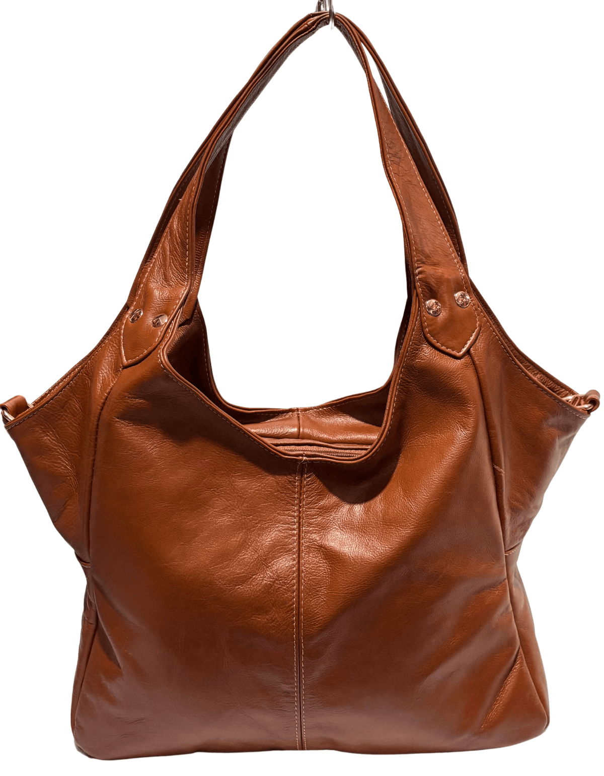 Bolsa De Piel Legitima Original Grande Tote De Hombro Jf70 — imagen 13