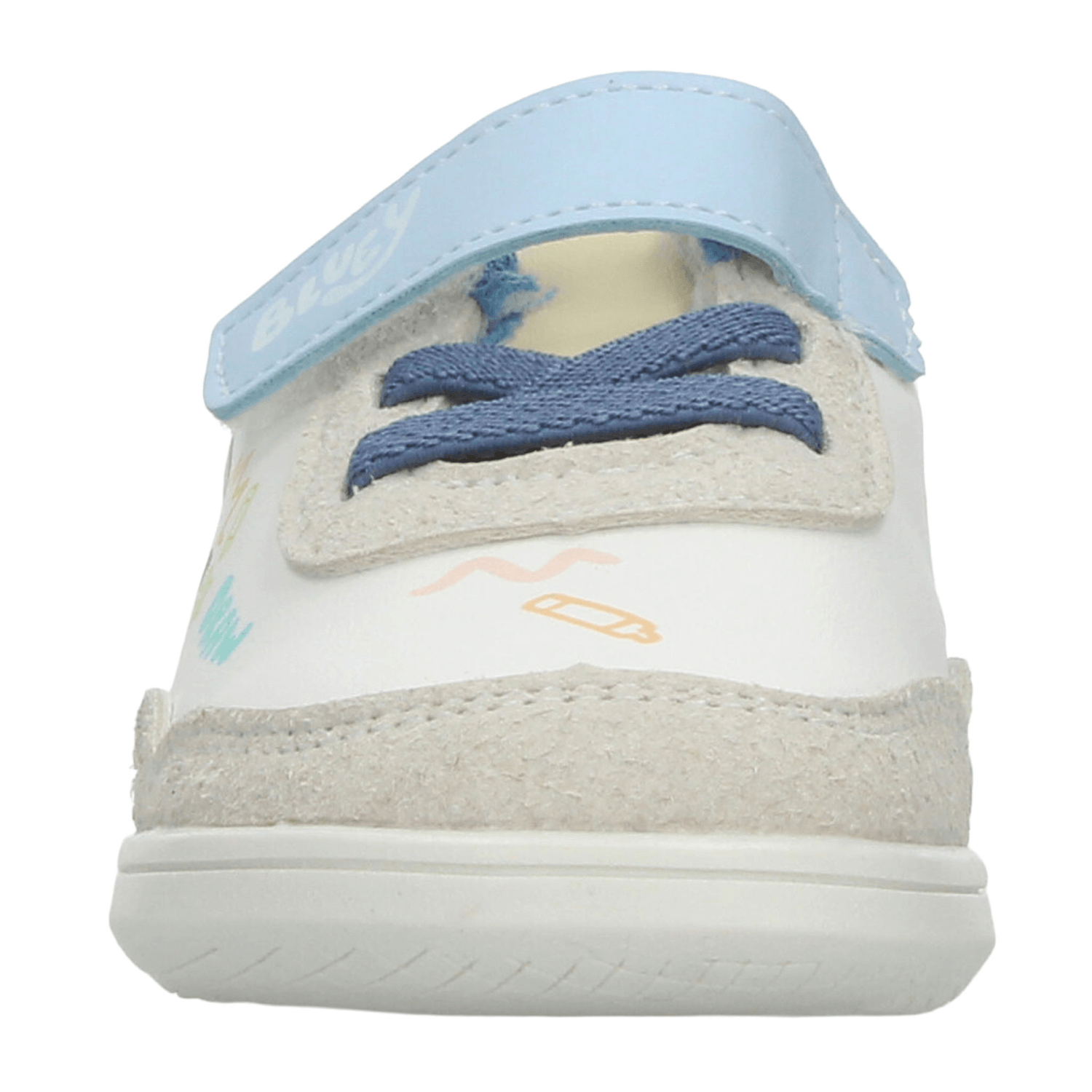 Tenis Bluey Niño Blanco Casual Adhesivo Infantil T12-15 — imagen 7