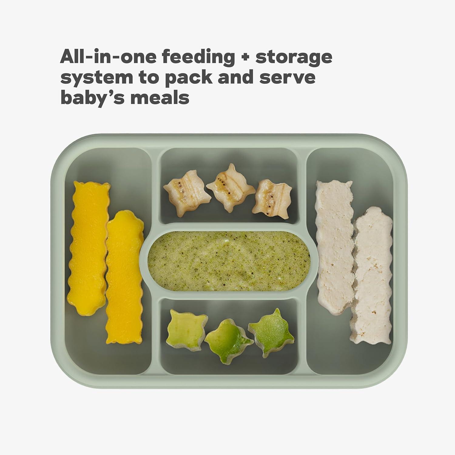 Lonchera EzPz Verde con Tapa de Silicón para Alimentos — imagen 2