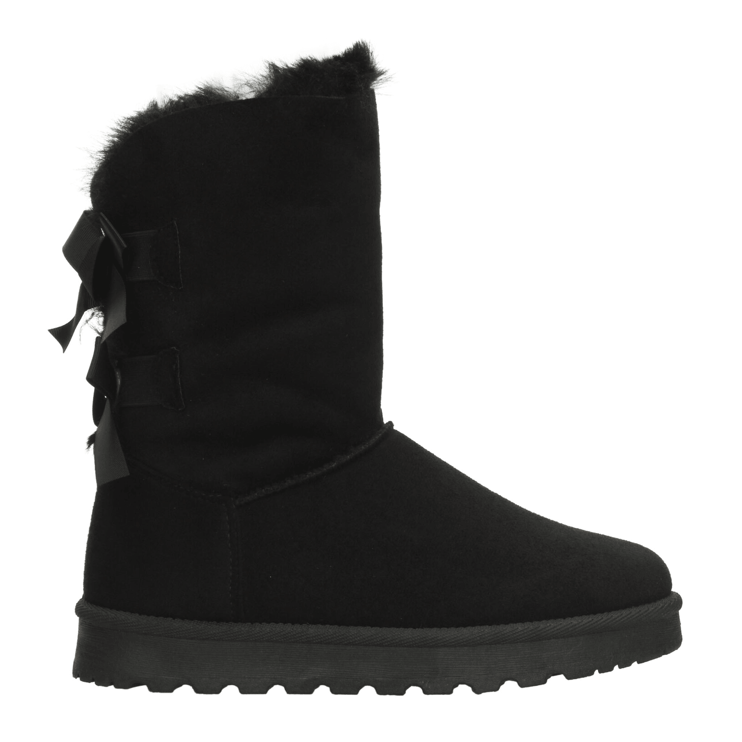 Botas Berlin Dama Casual Invierno Peluche Negro Mujer — imagen 1