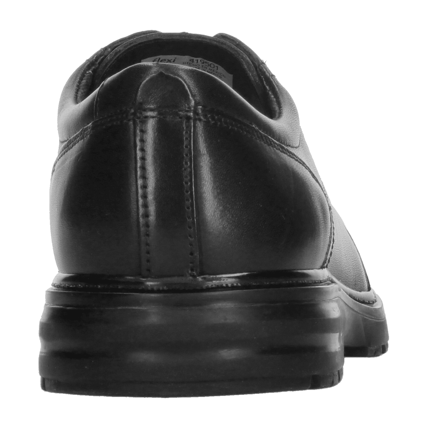 Zapato Flexi Hombre Agujetas Casual Negro Caballero — imagen 7