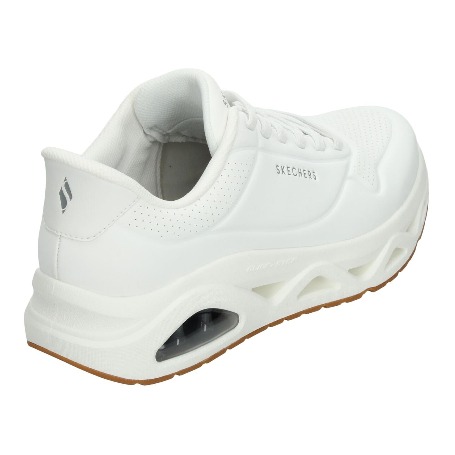 Tenis Skechers Uno Glide-Step Hombre Blanco Casual Para Caballero — imagen 4