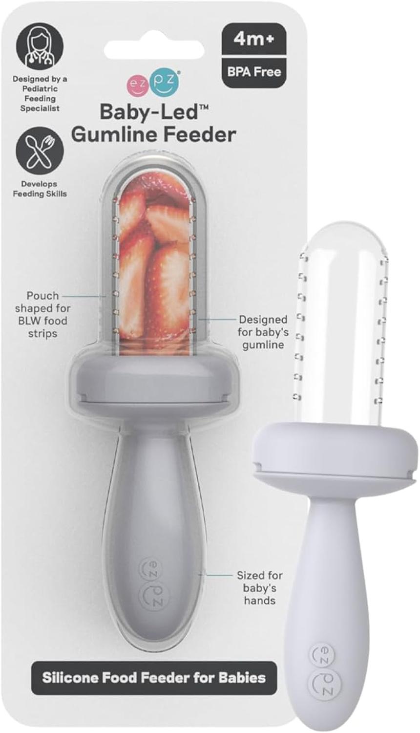 Alimentador EzPz Baby-Led Gris para Bebé de Silicón — imagen 1