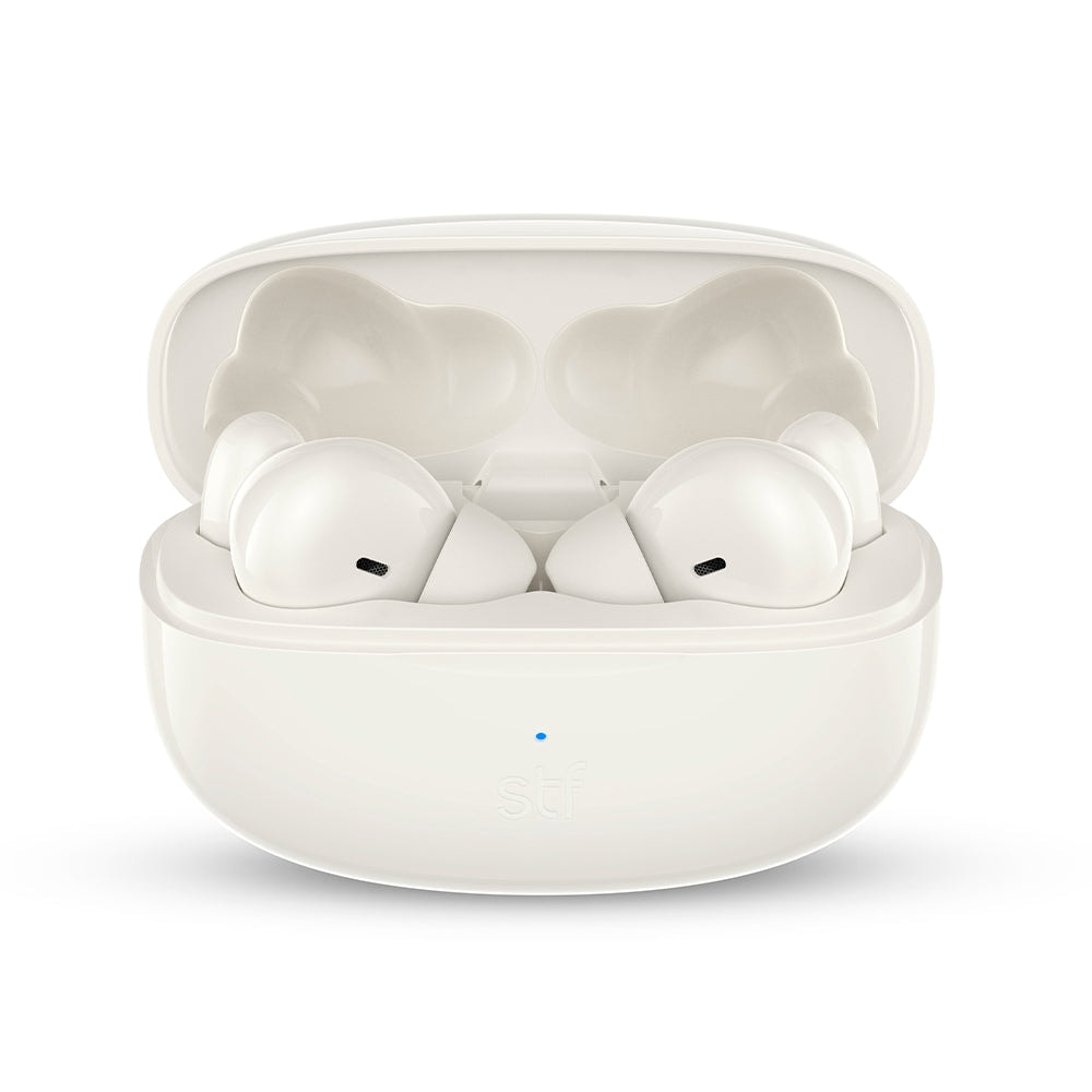 Audífonos Inalámbricos Tws Icon STF ENC 42hrs Uso Blanco — imagen 3