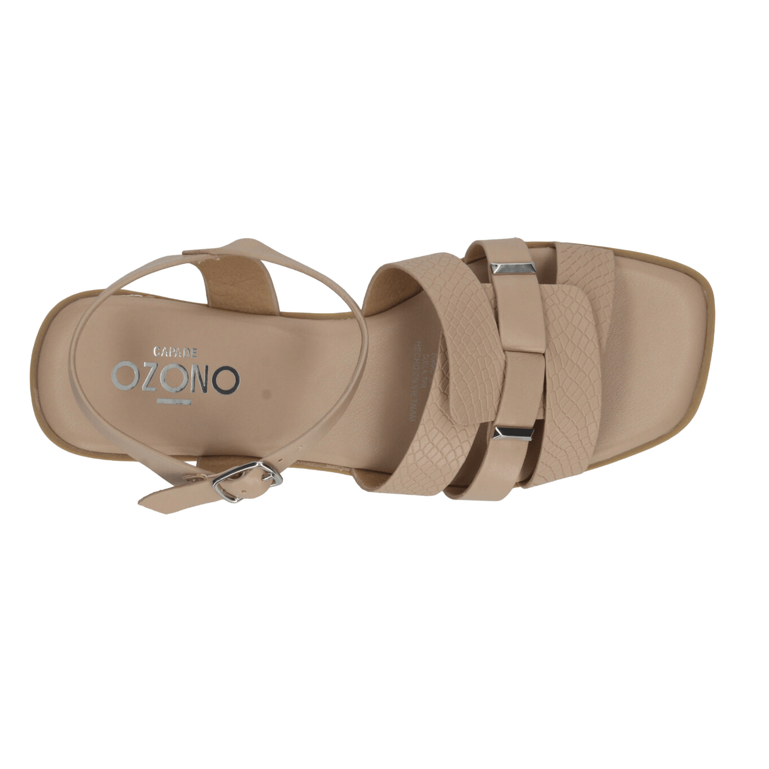 Sandalias Dama Ozono Beige Casual Mujer — imagen 9