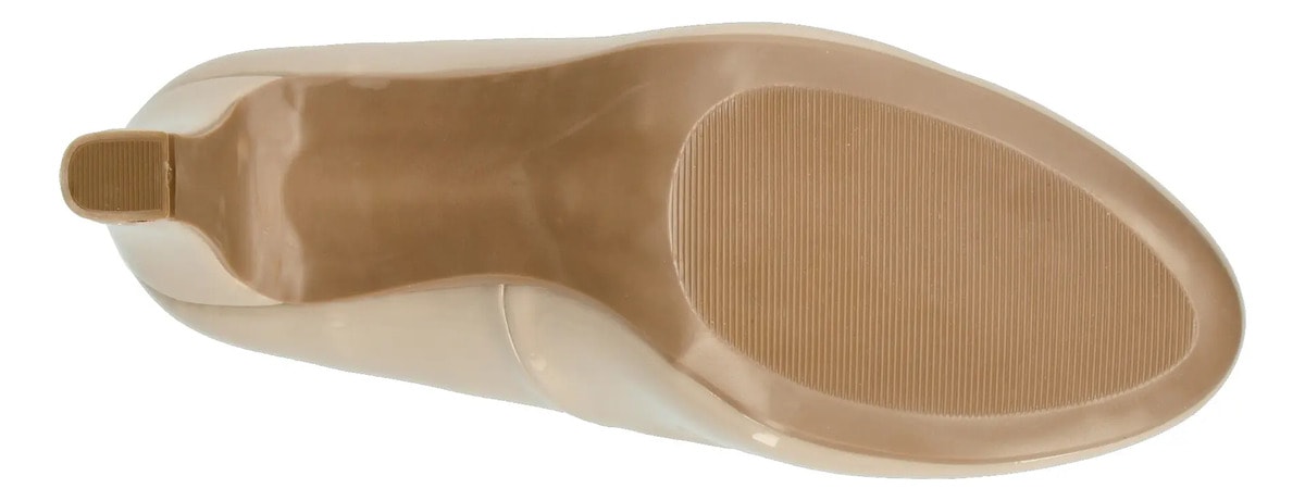 Zapatillas Paulina Dama Casual Tacón 7 Cm Beige Mujer — imagen 18
