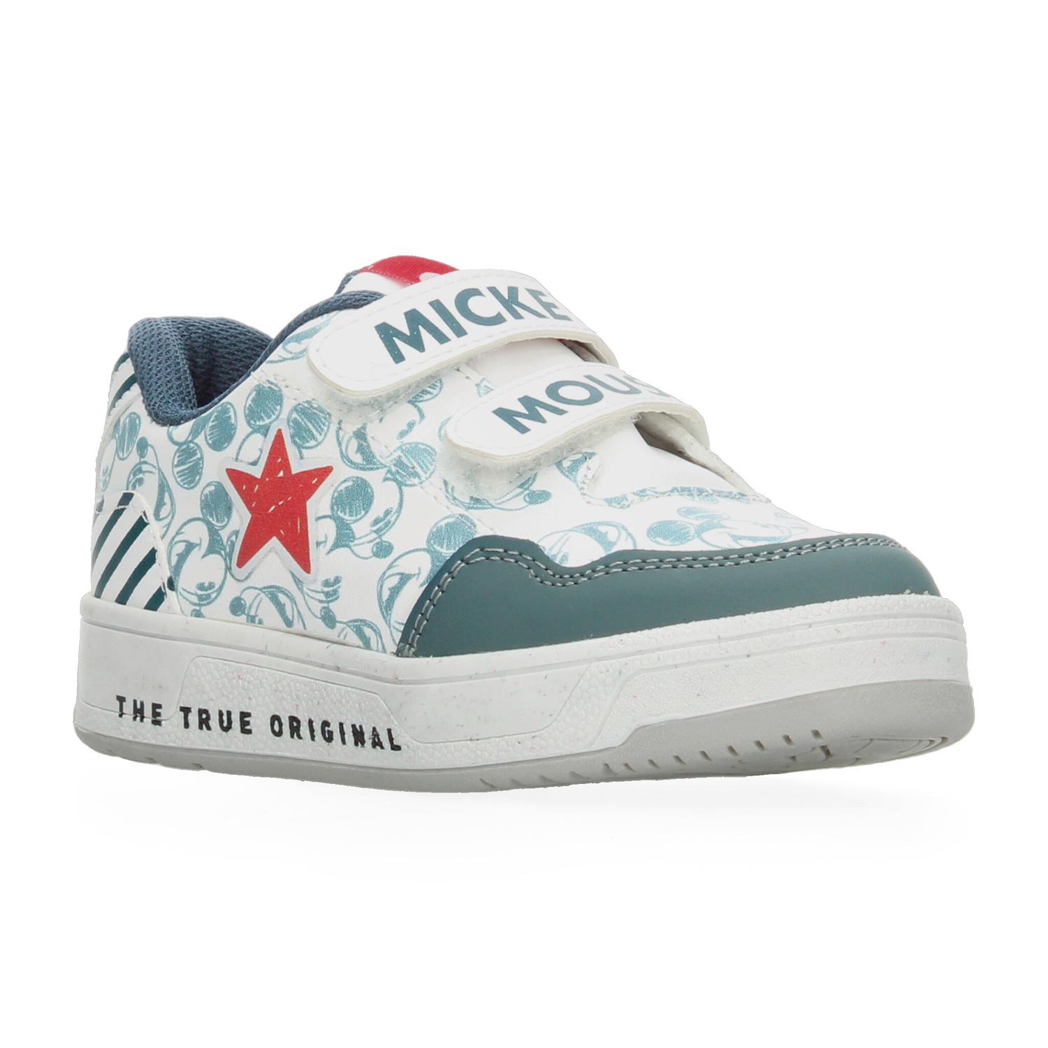 Tenis Disney Niño Casual Blanco Infantil T15-22 — imagen 2