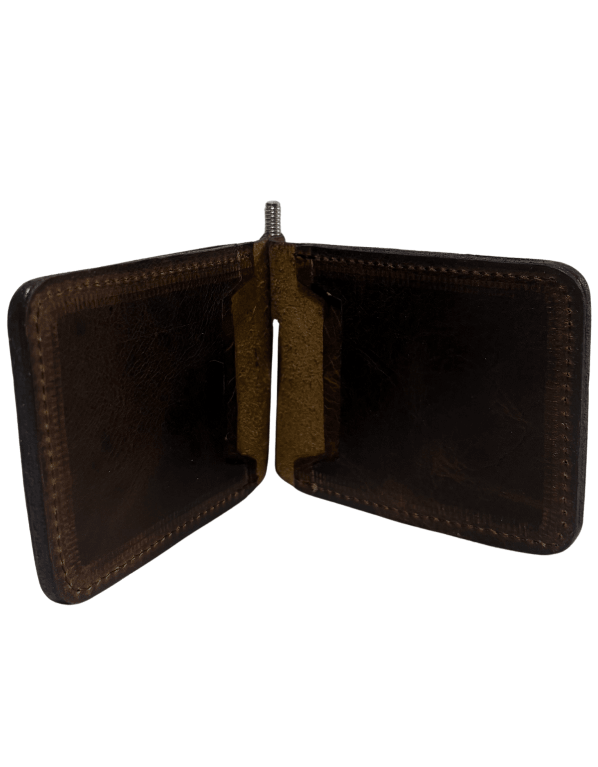 Tarjetero De Piel Con Clip Para Billetes Minimalista — imagen 5
