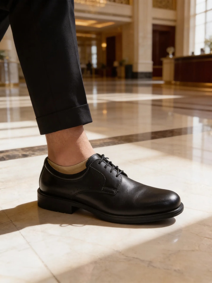 Zapato Calzado Pazstor Caballero Vestir Piel Derby 825125 — imagen 6