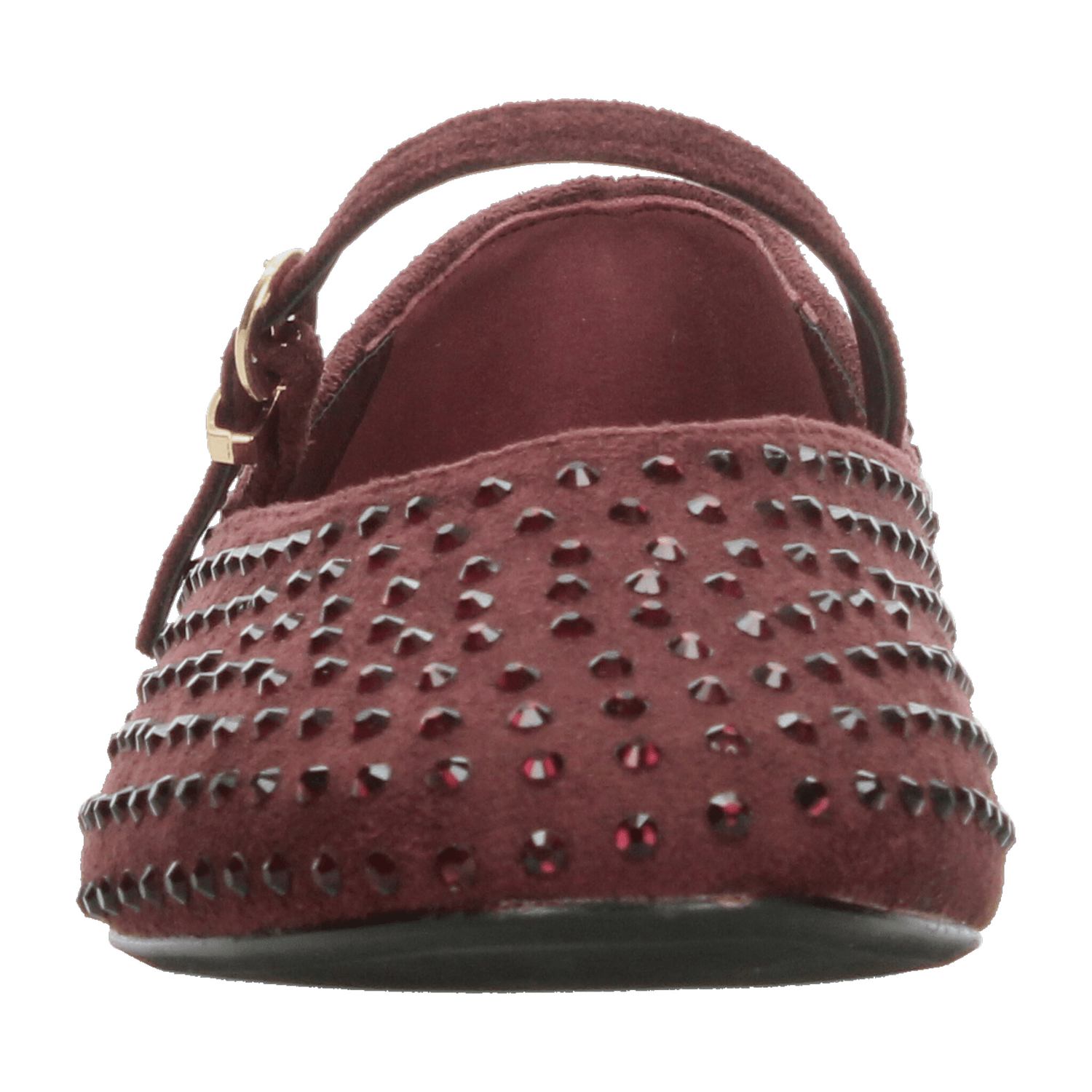 Flats Berlin Dama Hebilla Casual Vino Mujer — imagen 6
