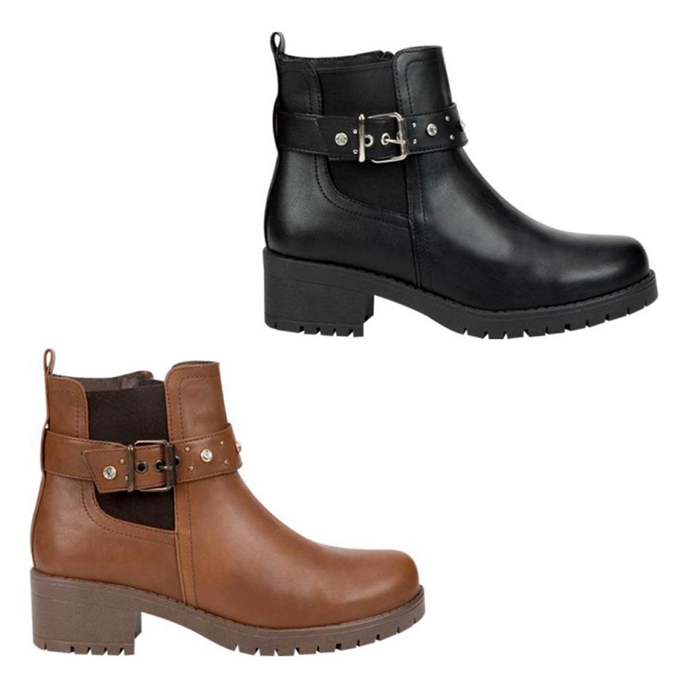 BOTA DAMA TIERRA BENDITA KIT 2 PARES SUELA TRACK 5Cm 1010827 — imagen 8
