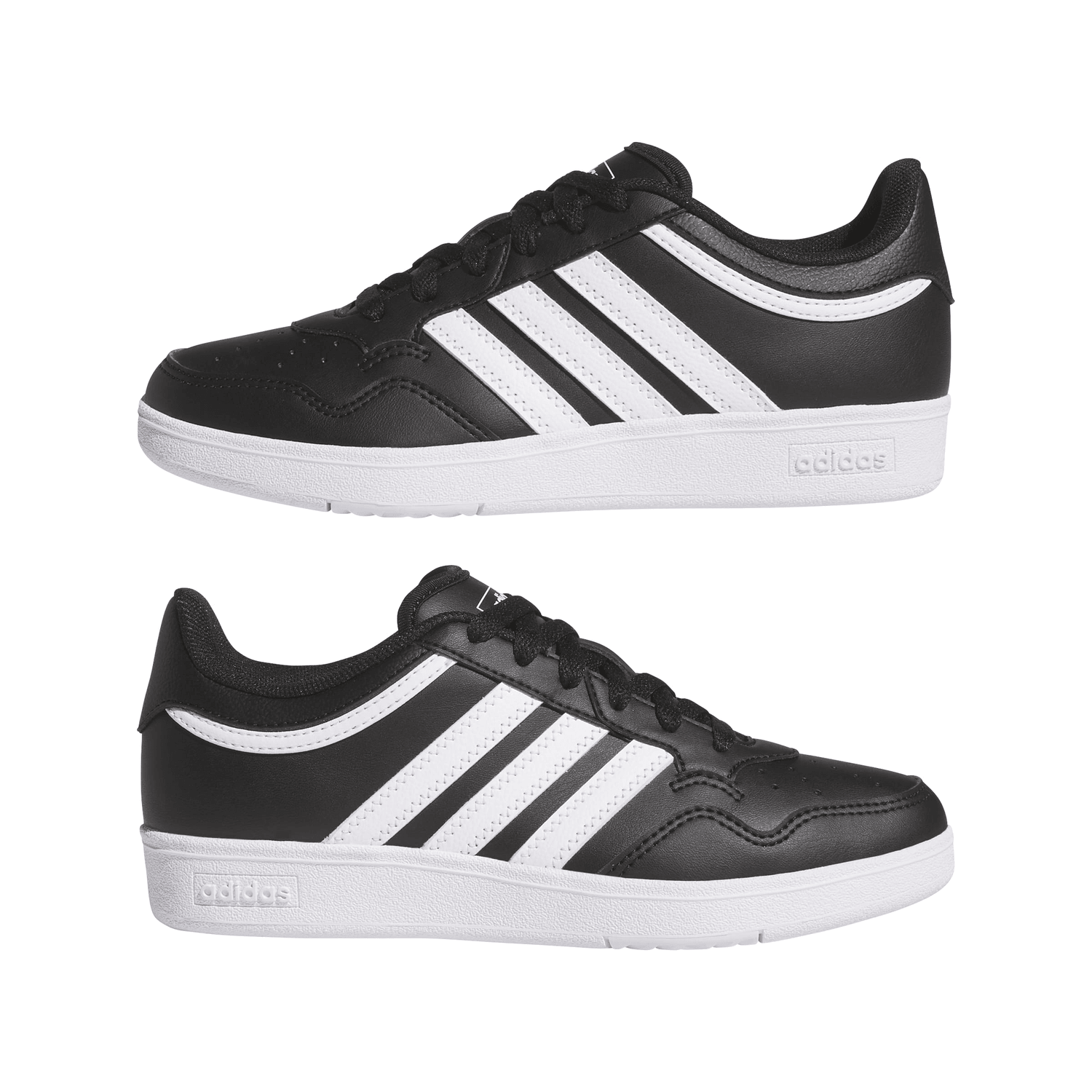Tenis Adidas Hoops 4.0 Niño Casual Negro Infantil T22-25 — imagen 9