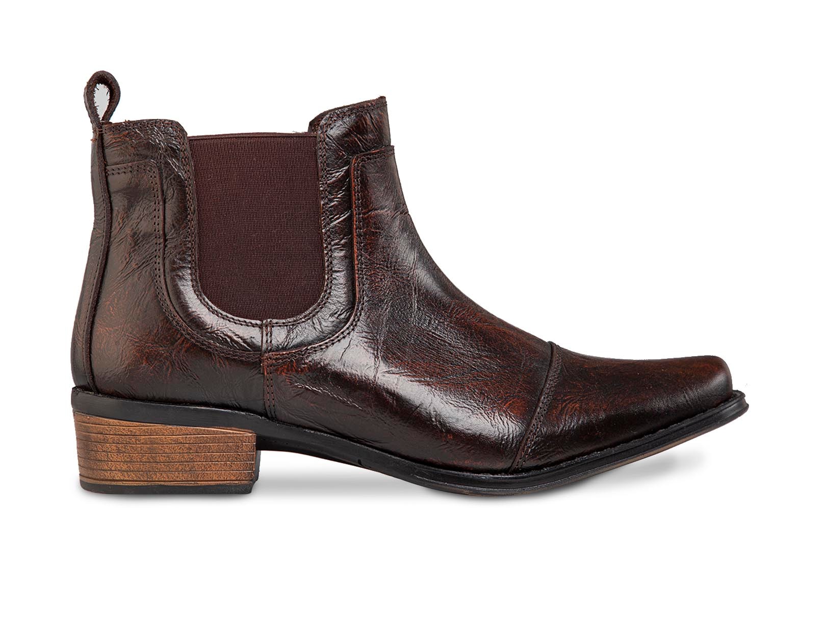 Botín Hombre Bota Vaquera Casual Urban Cowboy 40706 café — imagen 7