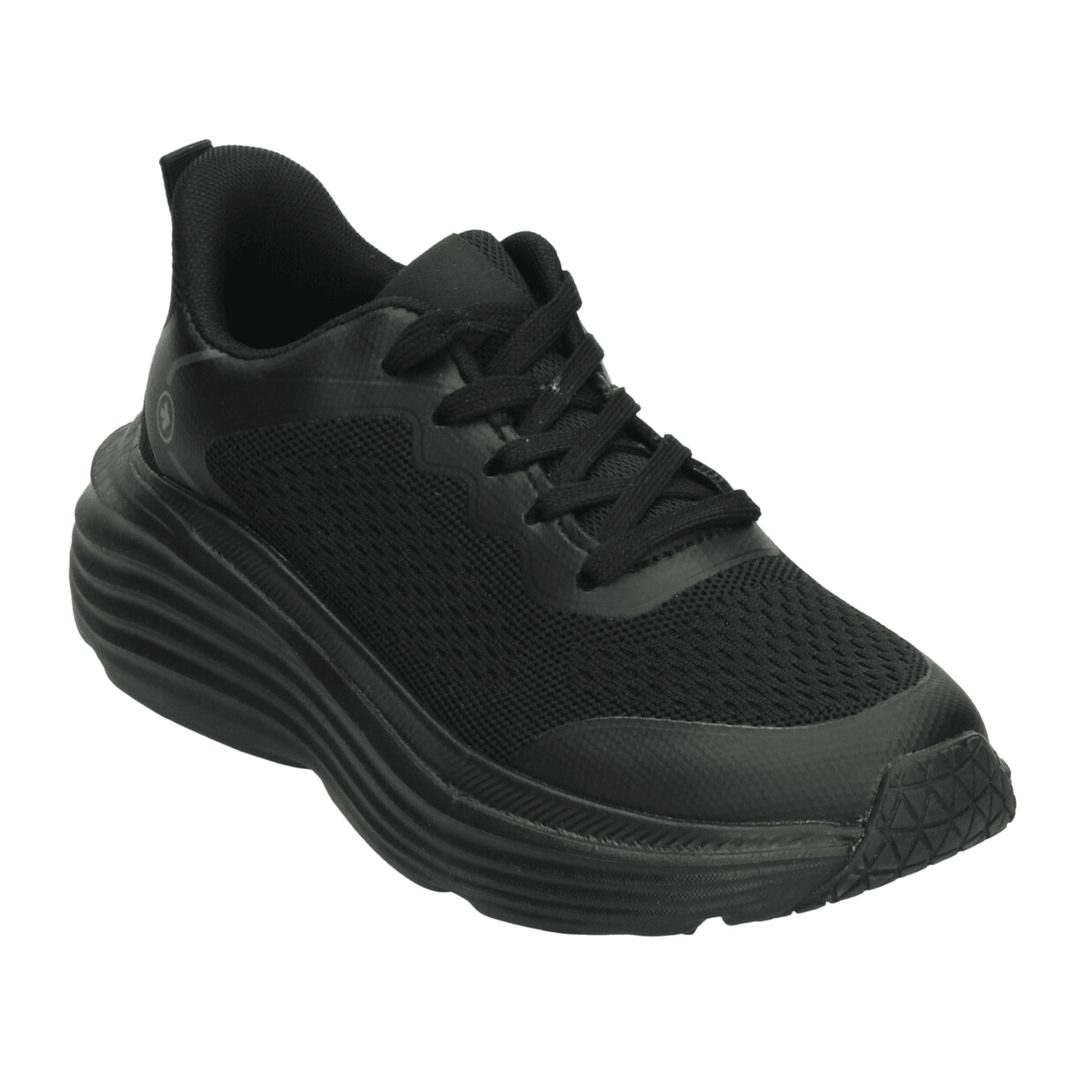 Tenis Berlin Dama Deportivo Cintas Negro Mujer — imagen 4