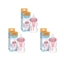 Pack 3 Biberones Dr. Brown's Boca Ancha Options+ Rosa