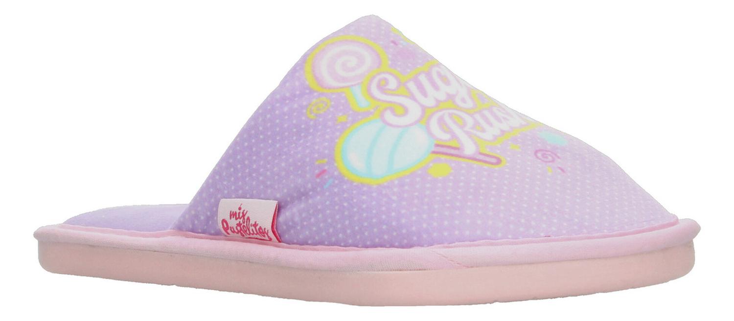 Pantuflas Ar-ra Niña Casual Lila Infantil T17- 22 — imagen 3