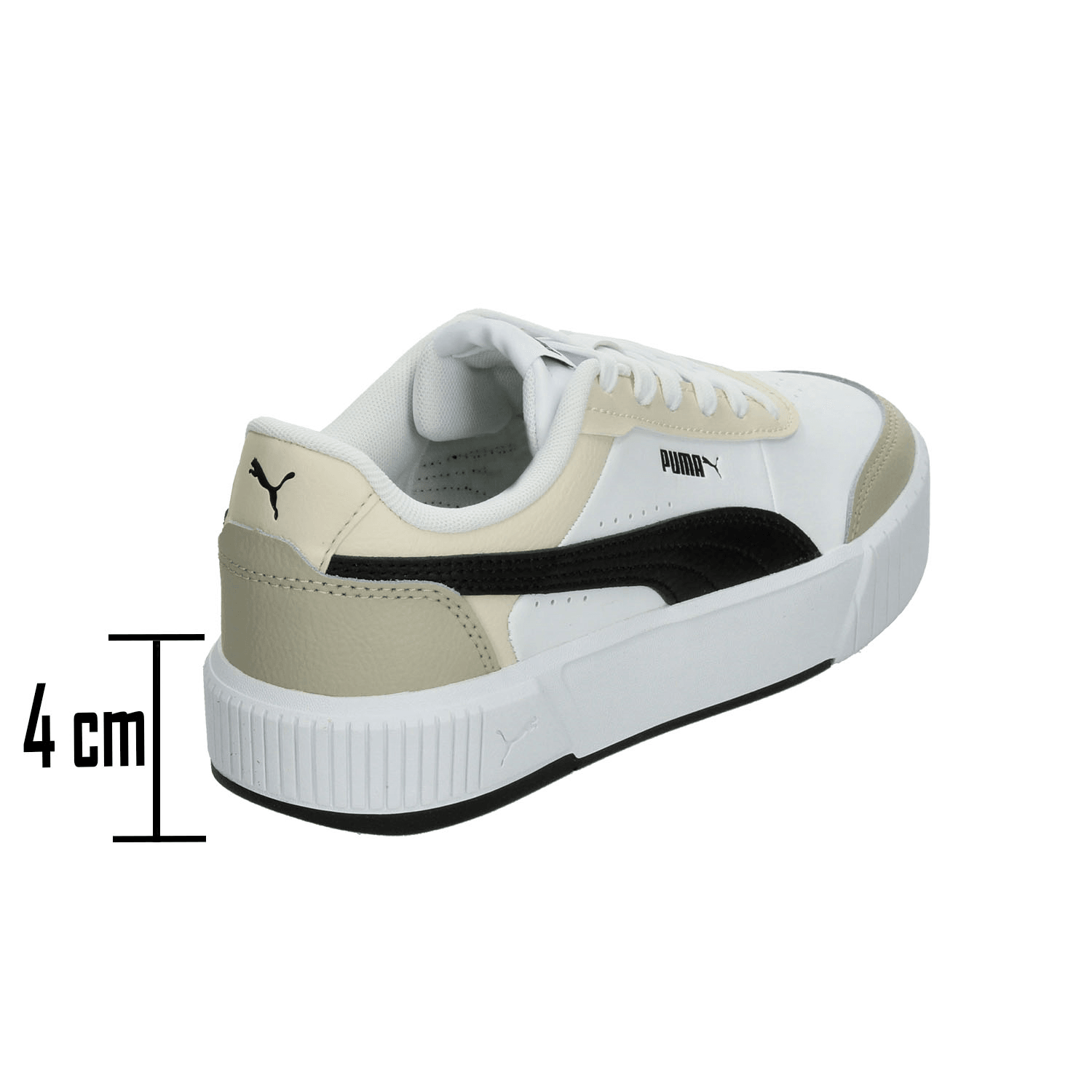 Tenis Dama Puma Carina Mia Blanco Casual Mujer — imagen 4