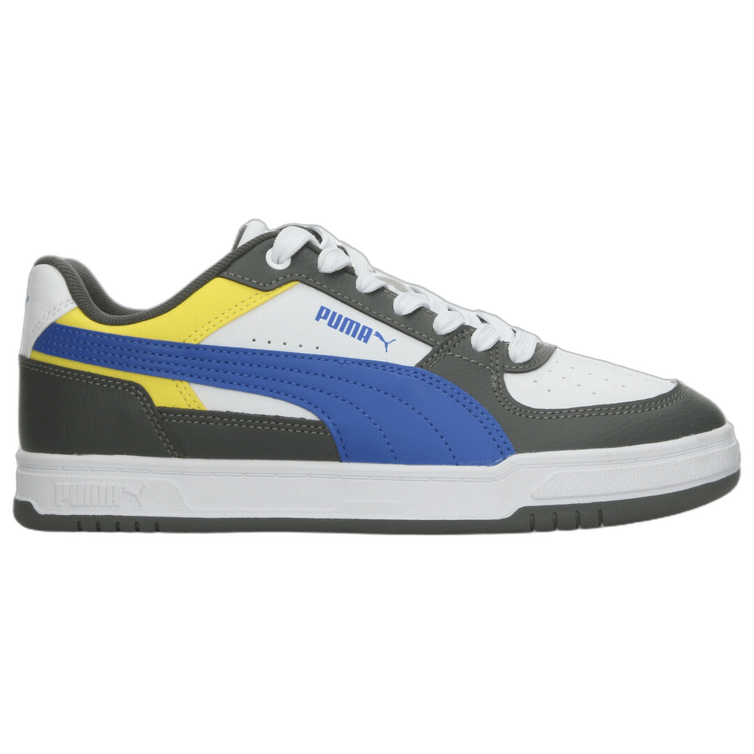 Tenis Niño Puma Caven III Gris Blanco Casual Infantil T22-26 — imagen 2