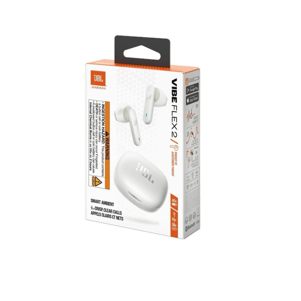 Audifonos Inalambricos JBL Tune Flex 2 - True Wireless Earbuds - Blanco — imagen 2