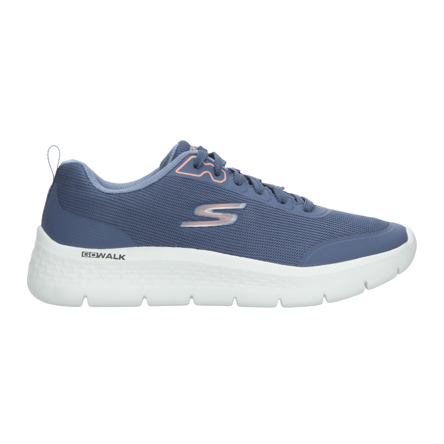 Tenis Skechers Go Walk Flex Dama Deportivo Cintas Azul Mujer — imagen 1